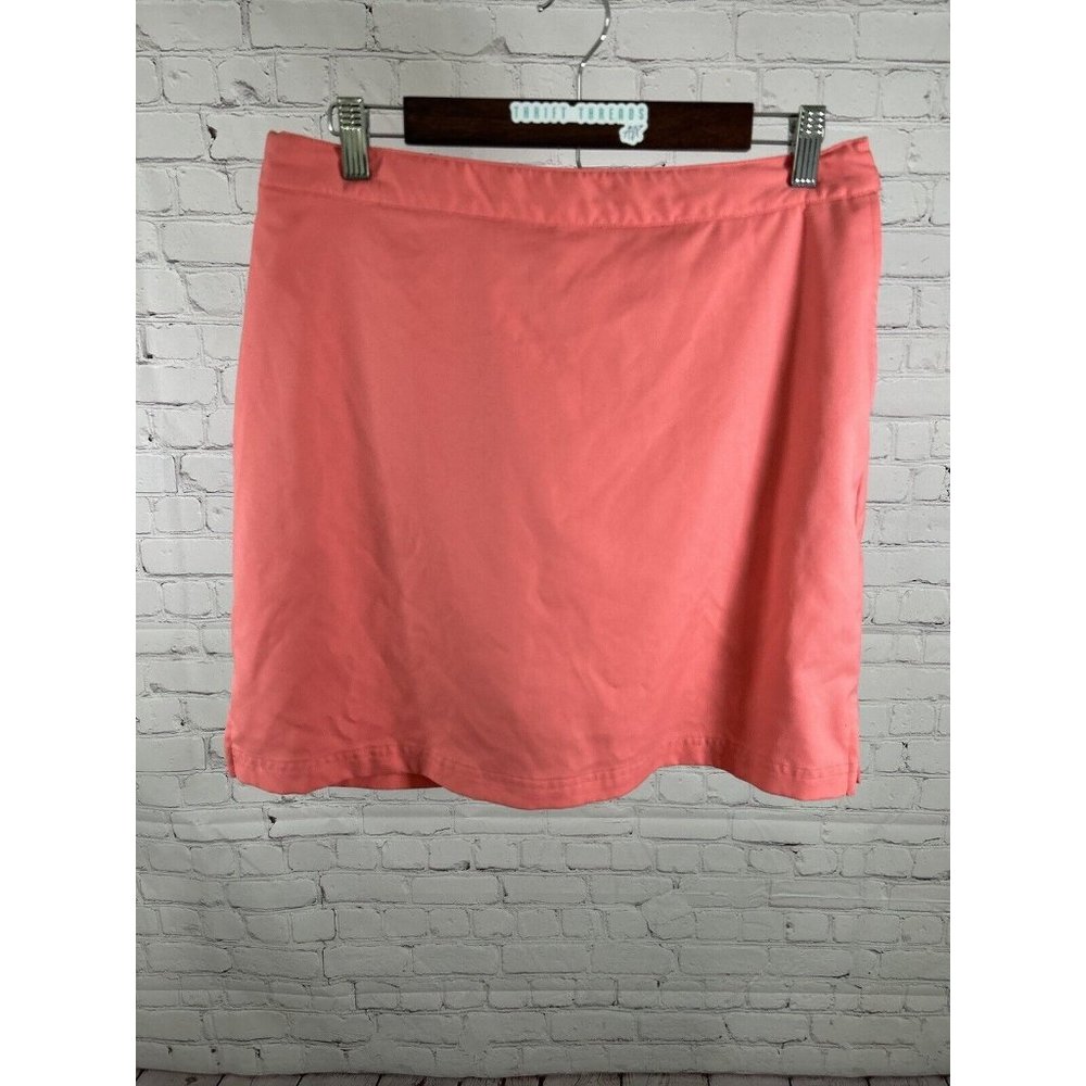Greg Norman Perfect Fit Pink Adjustable Waist Women's Golf Skirt/Skort Size 16